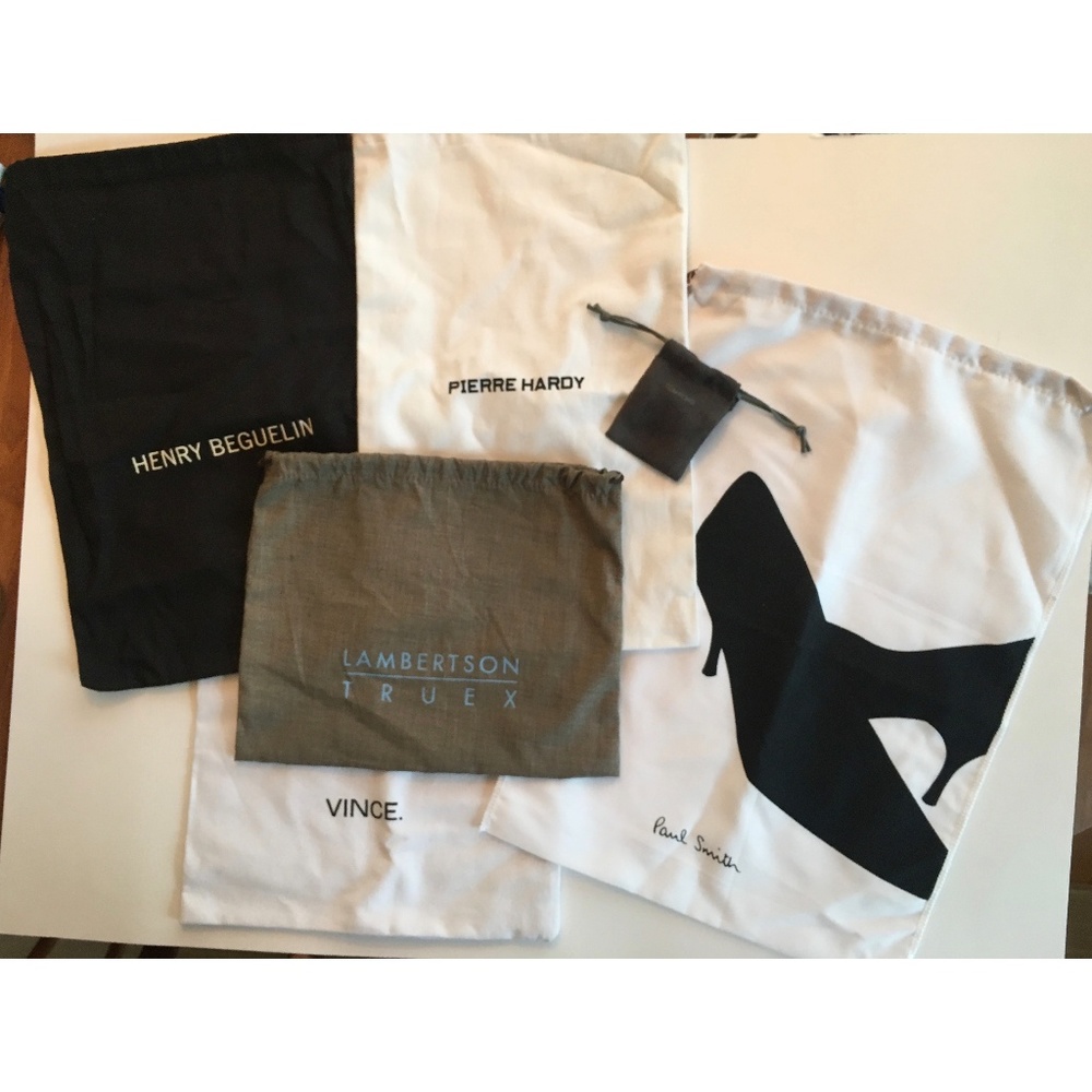 DESIGNER Dust Bags -- 6 bags total!!